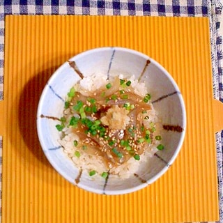 サヨリの漬け丼♪